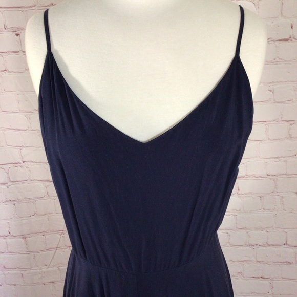 GAP Navy Blue Spaghetti Strap Dress - Size Medium - Picture 2 of 8